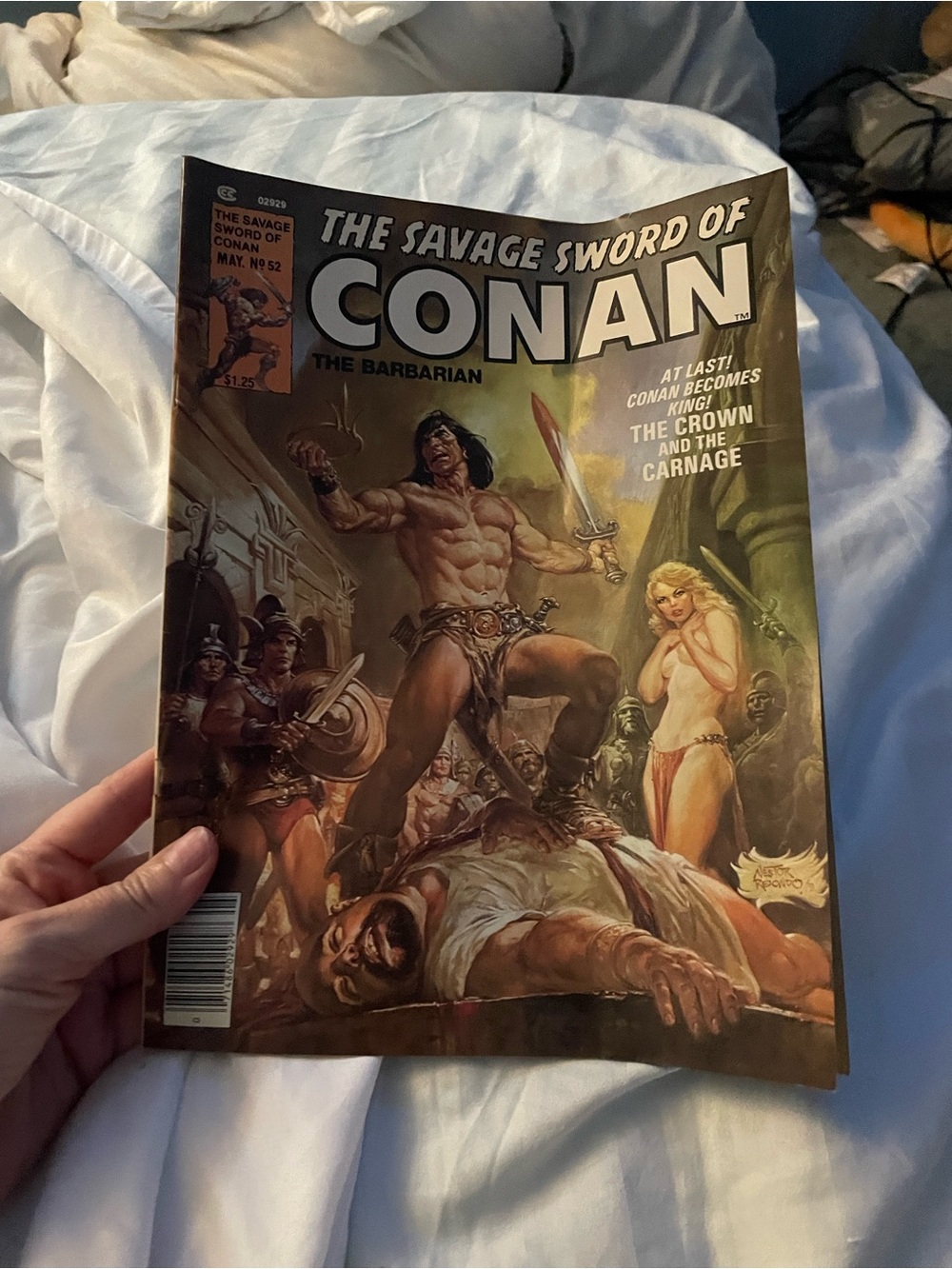Vintage the savage sword of Conan The Barbarian may no 52 comic book